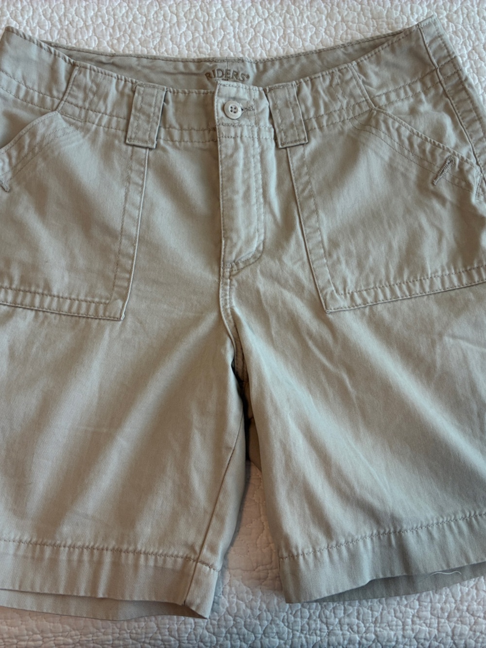Riders by Lee Women's Light Khaki Utility Shorts